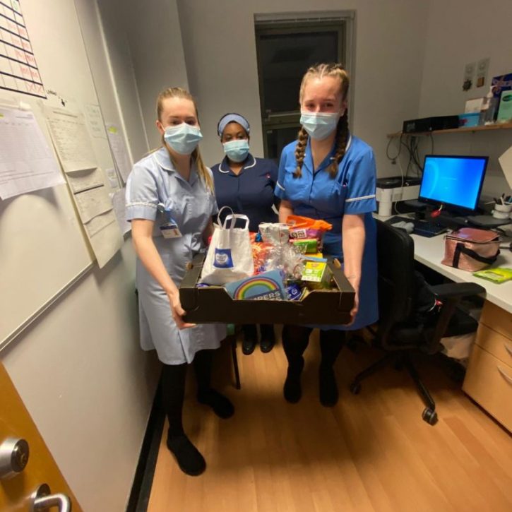 Hamper delivery to Covid assessment unit