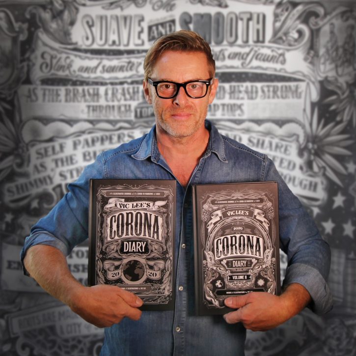 Vic Lee with his Corona Diaries