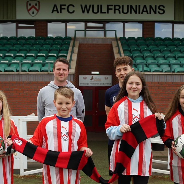 Back, Matt Clayton and Jake Webb, with front, left to right, Lana Barnfield, Ronnie Siverns, Frankie Clayton, Millie Barnfield